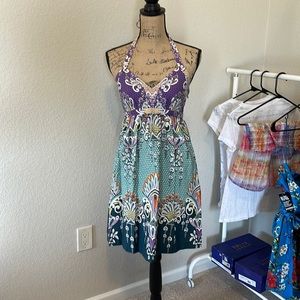 Boho style Express brand halter dress size 6